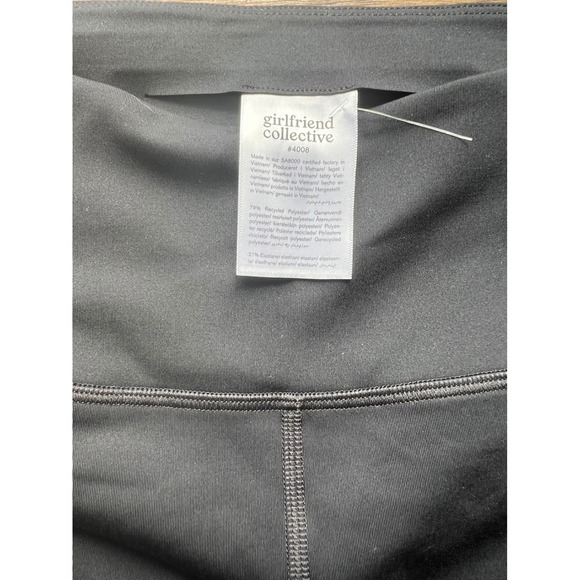 Girlfriend Collective Womens S Black Compressive‎ High-Rise 7/8 Ankle Legging - Picture 3 of 4